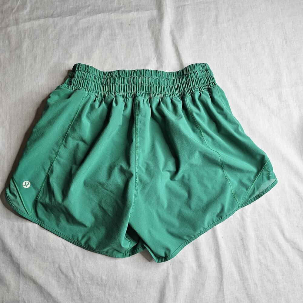 Lululemon Hotty Hot HR 4” Size 4 Kelly Green Activewear Activewear Trending - Picture 6 of 9